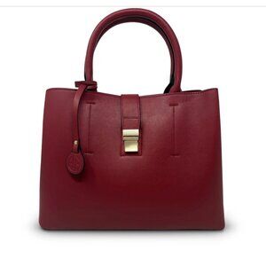 Harper & Hyde Vegan Burgundy Satchel